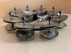 Rhythmtech Hi-hat Trick Stand Pull Rod-mounted Tambourine Double Row Jingles
