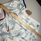Nike Usa Men   s Soccer Jersey 2024 White Blue Stars Fz9017-101 Size L  95 Tags