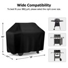 Grill Cover 58 Inch  Icover Waterproof Bbq Gas Grill Cover  Polyester Easy On   