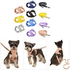 Dog Outdoor Vest Collar Strap Soft Adjustable Dog Pet Control Vest Leash