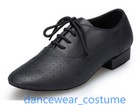 Men Leather Party Ballroom Latin Tango Modern Jazz Salsa Dance Shoes 39-45 Black