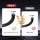 2x High Quality Fuel Cap Gasket O-ring For Peterbilt Truck 572 1014 1