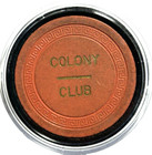 Casino Chip  Colony Club Las Vegas Casino Legends Hall Of Fame