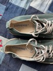 Vintage 90s Converse Low Top Green Chuck Taylor Made In Usa Size Mens 9 5 Grunge