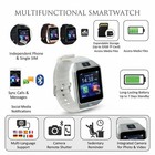 Bluetooth Smart Watch W camera Waterproof Phone Mate For Android Samsung Iphone