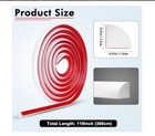 118 Inch Flexible Quarter Round Molding Peel And Stick Rubber Quarter Round 1 2 
