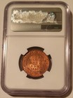 India - British Victoria 1880 C 1 4 Anna Ms64 Rb Ngc