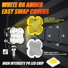 Auxbeam 3inch Led Light Cube Bar Spot Beam Pods Driving Fog Lamp Offroad Atv Utv
