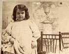 Antique Wonderful Cabinet Photo Of Girl Toys Dolls Raphael Tuck Paper Doll Bliss