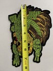 Aztec Skull Warrior Large Back Patch  Embroidered  Iron On  8    X 6     New