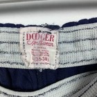 Vintage 70s Dodger Sportswear Blue White Track Shorts Large 36-38