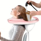 Inflatable Portable Foldable Hair Washing Basin Sink W  Drain Hose