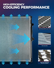 Kax Cu2918 Engine Radiator Replacement  Compatible With 2007-2012 Cx-7