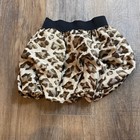 The Children s Place Girls Metallic Leopard Print Bubble Skirt Gold Size M 7 8