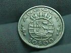 1952 Angola Portuguese Colony Silver 10 Escudos