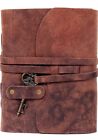 Vintage Leather Bound Journal Antique Notebook  Diary  Sketchbook