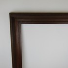Antique Victorian Eastlake Deep Shadow Walnut Wood Picture Frame 16  X 12 5 