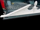 Vintage White Wooden Window Header Pediment
