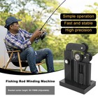 Fishing Rod Winding Gluing Machine With Fishing Rod Stand 110mm Chuck Adjustable