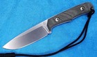 New  Chris Reeve Crk Backpacker Magnacut  Black Micarta  Fixed Blade  Bpr-1000    