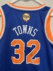 Karl Anthony Towns Signed New York Knicks Nba Finals Jersey Autographed Psa dna