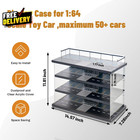 Display Case For Hot Wheels Garage   Matchbox Cars With Led Light 1 64 Scale D  