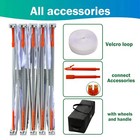 8x8ft Tension Fabric Pop Up Display Backdrop Stand Trade Show    frame Only   