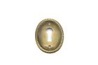1-1 8 Keyhole Cover Plate Escutcheon Furniture Brass Key Hole Lock Plate