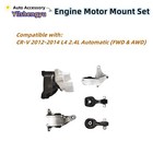 5pcs Engine Motor Mount Kit Compatible With Cr-v 2012 2013 2014 L4 2 4l Autom   