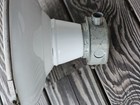 Vintage Appleton 12  Porcelain Enamel Metal Industrial White Barn Light