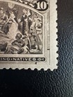 Us Scott  237 10 Cent Columbian Stamp- Mint  Og  Hinged  see Description  