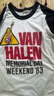 Van Halen Rare Original Vintage 1983 Us Festival Memorial Day 3 4 Concert  Shirt