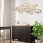3d Coastal Large Metal Fish Mirror Wall Decor 41 x 15    Fish Decorative