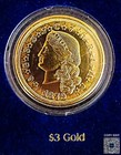 Tribute To America s Most Beautiful Coins 24 Gold Plated Cherry Oak Box   