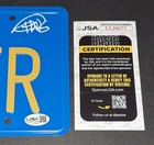 Cheech And Chong Signed Autographed Stoner License Plate Jsa Coa 