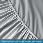 Waterproof Massage Table Cover Set - Fitted Sheet   Face Cradle Cover  Grey