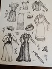 Unique Lot Of Vintage Paper Dolls   Clothes Old And Unique- Amazing Condition 