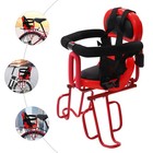 Rear Child Bike Seat Attachment For Adult Bike W seat Cushion u-shaped Guardrail