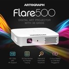 Artograph Smart Hd Digital Art Projector With Remote  Wi Fi  And Case  White