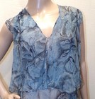 Antique Vtg 30s Floral Chiffon Tea Dress Gown Gr8 4 A Pattern Selling As Is