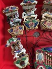 Vintage 1992 Mr Christmas Holiday Carousel Light   Musical 6 Horses W  Box