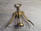 Antique Brass Wine Bottle Opener  