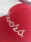 Vintage Coors Trucker Hat Beer Red Snapback Designer Pro Mesh