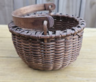 19th Century Miniature Basket Primitive County Basket  5