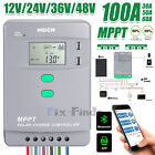 Mppt Solar Charge Controller 100 Amp 12v 24v 36v 48v Auto Solar Panel Controller