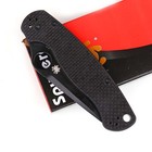 Camping Tactical Folding Knife With Pocket Clip Carbon Fiber Handle Lock Back
