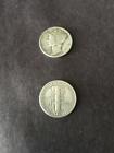 The Mercury Deal  5 50 Face Dimes Silver Coins No Junk Pre-65 3