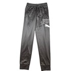 Puma Boys L 14 16 Track Pants Black Graphic Joggers Activewear Sweatpants Silky
