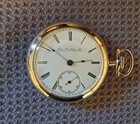 Vintage Elgin 18s G m  Wheeler Silveroid Pocket Watch