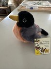 Wild Republic Audubon K m American Robin Plush Toy Bird Nwt With Sound  77361